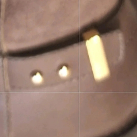 Cole Haan Adler Grey Riding Boot Leather/Suede With Gold Accent Buckle 6 1/2 - Picture 13 of 13